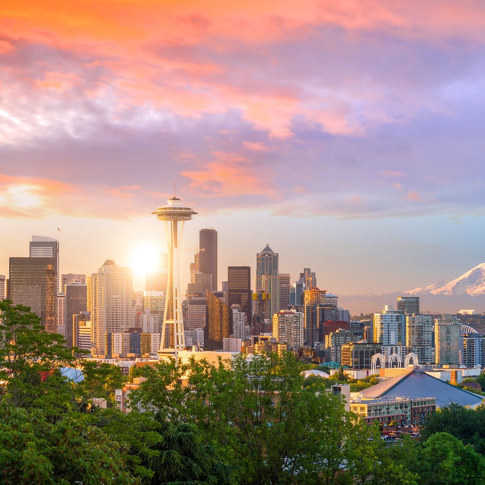 9days Seattle to San Francisco tour map